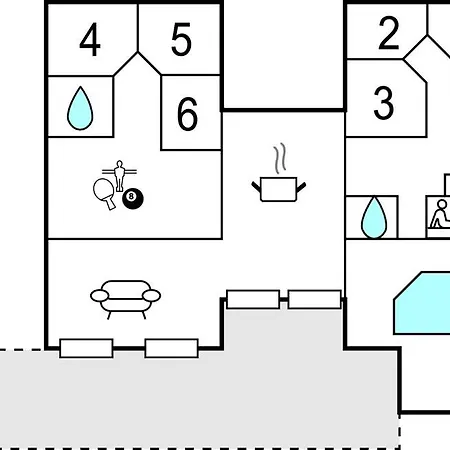 6 Bedroom In * Glesborg